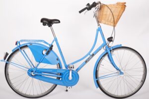 Van De Falk Blå Damecykel med kurv