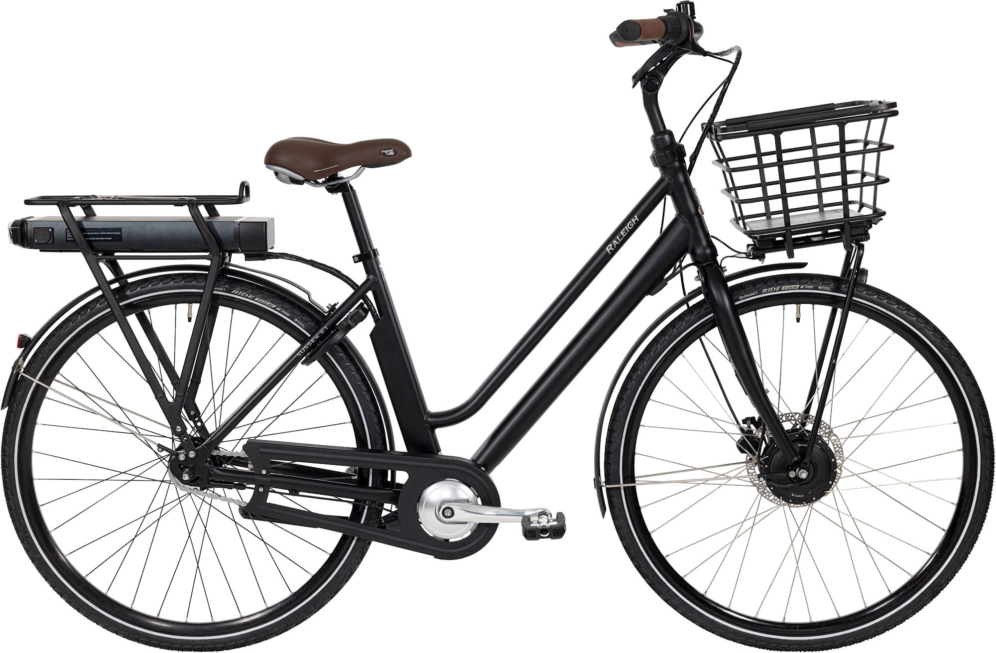 Raleigh Sussex E1 Elcykel Matsort Dame