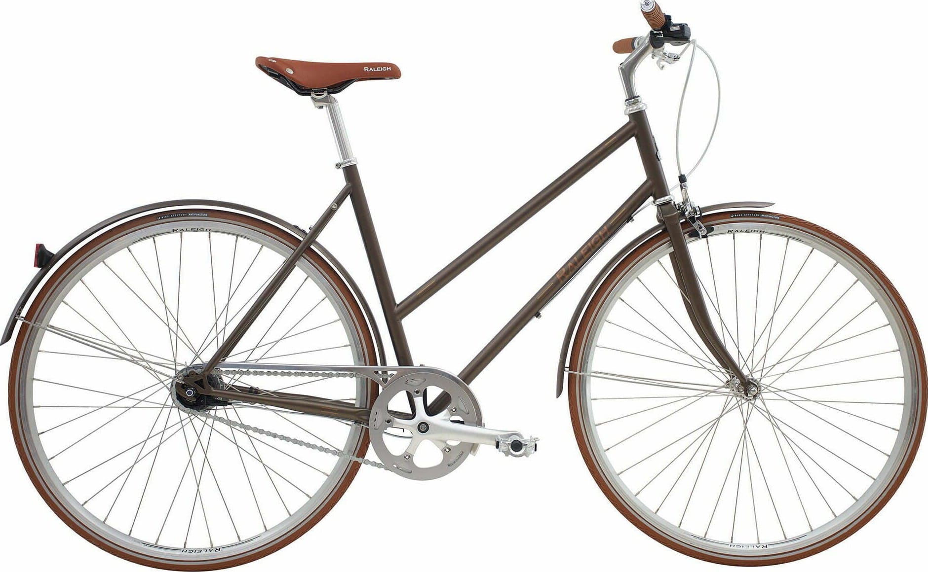 Raleigh Kent Damecykel Brun